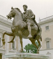 La statue questre (Marc Aurle)