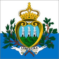 Les armoiries de la république de Saint-Marin